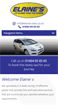 Mobile Screenshot of elaines-taxis.co.uk